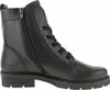 Side view of a black leather boot. Produktbild-Vorschau