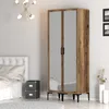 Skye Decor, Kumsal RR - Walnut, Kleiderschrank, Nussbaum, Produktbild-Vorschau 3