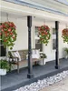 Künstliche Geranie Hängeampel 70cm Dekopflanze Rosa/Rot Produktbild-Vorschau 3