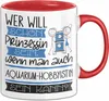 Aquarium-Hobbyistin Tasse Geschenk Spruch Wer Will Schon Produktbild-Vorschau 1