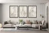 Moderní plakátové umění na stěně triptych boho v rámu pro Náhled obrázku produktu 8