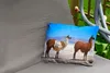 MuchoWow® Outdoor Kissen - Lama - Wüste - Berge - 50x30 cm Produktbild-Vorschau 2