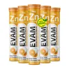 EVÄM Zink Brausetabletten Geschmack Orange 5x 20 Stück Zink Produktbild-Vorschau 1