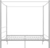 vidaXL Himmelbett Weiß Metall 180x200 cm Produktbild-Vorschau 2