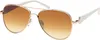 styleBREAKER Damen Sonnenbrille Pilotenbrille mit Strass | Produktbild-Vorschau 2
