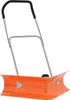 vidaXL Schneeschieber mit Teleskopgriff Orange Stahl Produktbild-Vorschau 7