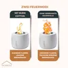 Homezie Tischkamin - Für Innen & Außen - Runder Marmor -  Produktbild-Vorschau 3