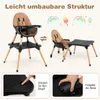 GOPLUS 6 in 1 Hochstuhl Baby, Kinderstuhl mit abnehmbarem Produktbild-Vorschau 6