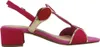 MARCO TOZZI Damen Sandale Textil Sandalette Metallic Produktbild-Vorschau 13