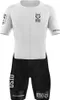 Otso Black & White Kurzarm-trisuit Weiß L Frau Weiß L Produktbild-Vorschau 1