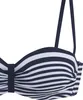 LASCANA Bügel-Bandeau-Bikini-Top Myst marine-weiß Größe 38 Produktbild-Vorschau 6