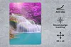 MuchoWow® Mauspad Mousepad Wasserfall - Bäume - Regenbogen Produktbild-Vorschau 2