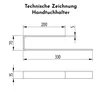 Bürstenking Handtuchhalter ohne Bohren – 33 cm – Produktbild-Vorschau 7