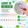 Zungenschaber-Set, 10 Stück, Zungenreiniger aus Silikon & Produktbild-Vorschau 3