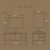 LED Badezimmerspiegel 80x60cm Rechteckig, 3 Lichtfarben Produktbild-Vorschau 4