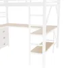 Hochbett 140x200 cm aus Metall mit U-Schreibtisch, Produktbild-Vorschau 11