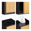 relaxdays Kosmetiktücherbox schwarz Produktbild-Vorschau 7
