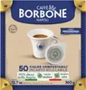 A box of coffee pods with a cup of coffee and a single pod shown. Náhled obrázku produktu