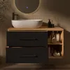 Planetmöbel LUX Waschtischunterschrank 100 cm hängend ohne Produktbild-Vorschau 7