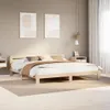 vidaXL Postel z masivu bez matrace 200x200 cm borovice Náhled obrázku produktu 2