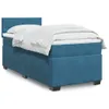 Boxspringbett mit Matratze Dunkelblau 90x200 cm Samt Produktbild-Vorschau 2