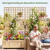Jardinière COSTWAY avec treillis, bac à fleurs avec Voir les images du produit 7
