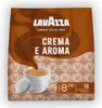 A bag of Lavazza Crema E Aroma coffee pods with a cup of coffee and a coffee pod shown. Produktbild-Vorschau
