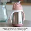 Beaba Edelstahl Strohhalmbecher 250ml - altrosa; 913482 Produktbild-Vorschau 16