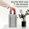 4er Flaschentasche Filz – Kompakter Flaschenträger für bis Produktbild-Vorschau 7