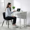 Klaptafel / bijzettafel Maclean, wit, mobiel, 100 x 73 cm, Productafbeelding-voorbeeld 7