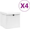 vidaXL Aufbewahrungsboxen mit Deckeln 4 Stk. 28x28x28 cm Produktbild-Vorschau 1