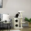 PawHut Kratzbaum, Katzenbaum mit Kratztonne, Produktbild-Vorschau 2