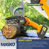 MASKO® Mini-Kettensäge mit Akku 8000mAh | Handkettensäge Produktbild-Vorschau 7