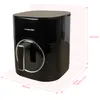 A black air fryer with dimensions indicated by red lines and text. Náhľad obrázku produktu