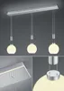 B-Leuchten 3-flg LED Pendelleuchte Sam Nickel Produktbild-Vorschau 7