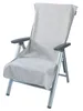Frottier Gartenstuhlauflage, silber, 60x130cm mit 20cm Produktbild-Vorschau 1