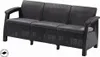Sofa Keter Ogrodowa Ławka CORFU MAX  Wypoczynkowa 3 osobowa Podgląd zdjęcia produktu 1
