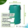 TTL GARDEN Gartenabfallsack 3er Set 3x120L grün Gartensack Produktbild-Vorschau 2