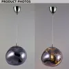 Moderne Design-Pendelleuchte mit unregelmäßigem violettem Produktbild-Vorschau 4