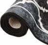 vidaXL Teppich Waschbar Schwarz und Weiß 160x230 cm Produktbild-Vorschau 5