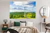 MuchoWow® Poster Ein Feld von Windmühlen in der grünen Produktbild-Vorschau 5
