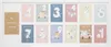 A collage of baby milestone cards arranged in a frame. Anteprima dell’immagine prodotto