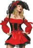 Leg Avenue Party-Outfit, "Piratin" - rot - L Produktbild-Vorschau 3
