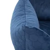 Premium Hundebett Velvet Blau S – 63x55x19 cm | Weiches Produktbild-Vorschau 4