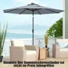 Parasol COSTWAY 300 cm z 8 żebrami, oświetleniem słonecznym Podgląd zdjęcia produktu 9