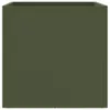 vidaXL Pflanzkübel Olivgrün 32x30x29 cm Stahl Produktbild-Vorschau 6