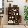 COSTWAY, aparador/mueble de cocina con 4 compartimentos y 2 Vista previa de la imagen del producto 2