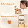 Headsets, Clip-On Bluetooth Ohrhörer mit Kosmetikspiegel – Produktbild-Vorschau 2