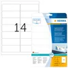 Adressetiketten A4 weiß 99,1x38,1 mm repositionierbar Produktbild-Vorschau 1