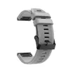Strap-it Garmin Fenix 7 Silikonarmband (Grau) Produktbild-Vorschau 3